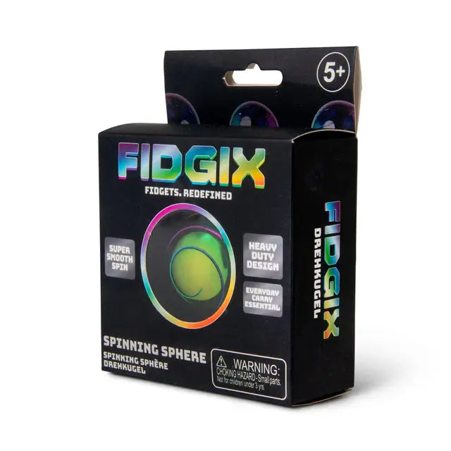 Fidgix Spinning Sphere – Metal Sensory Fidget Toy