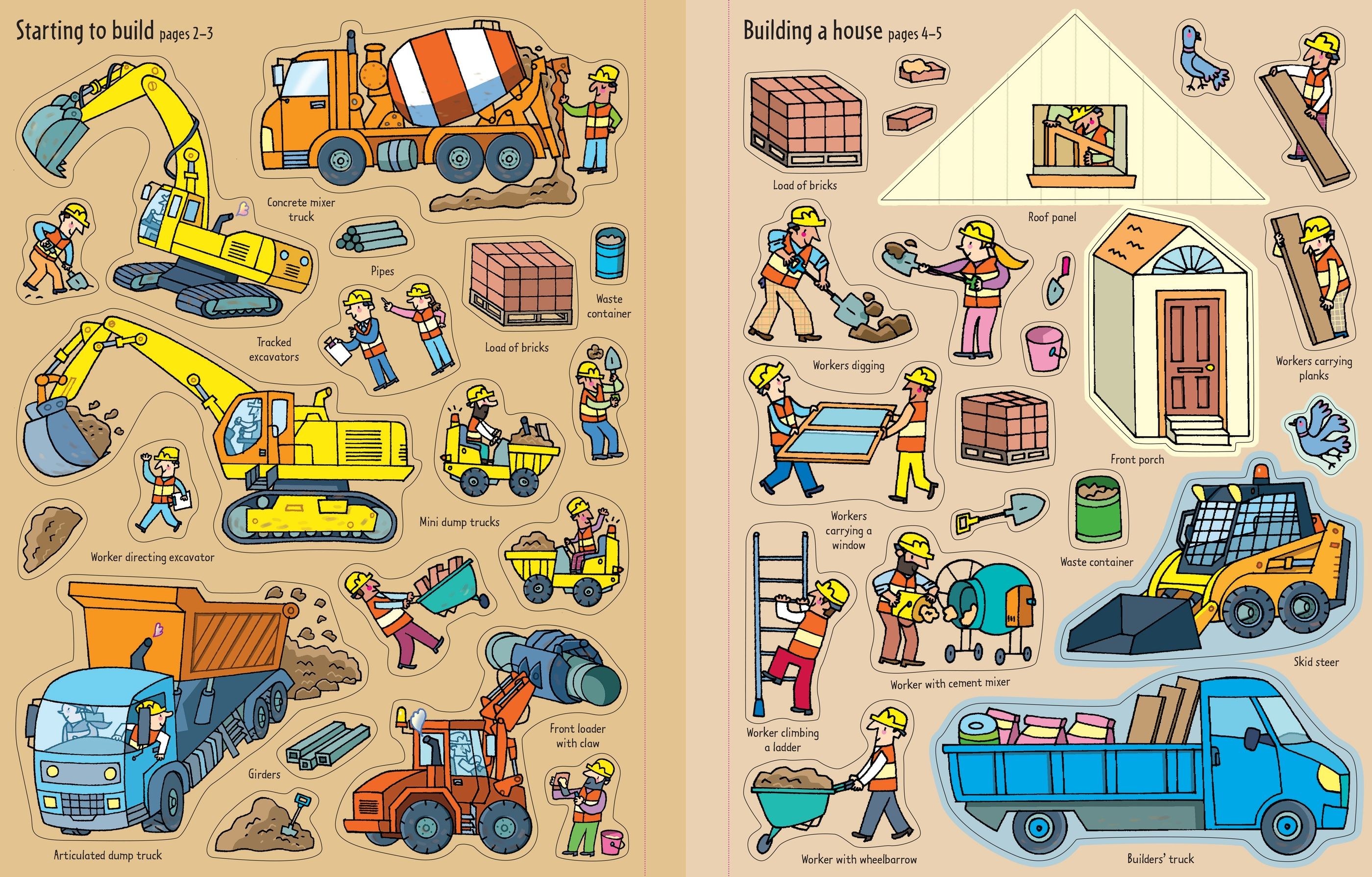 First Sticker Book Building Sites