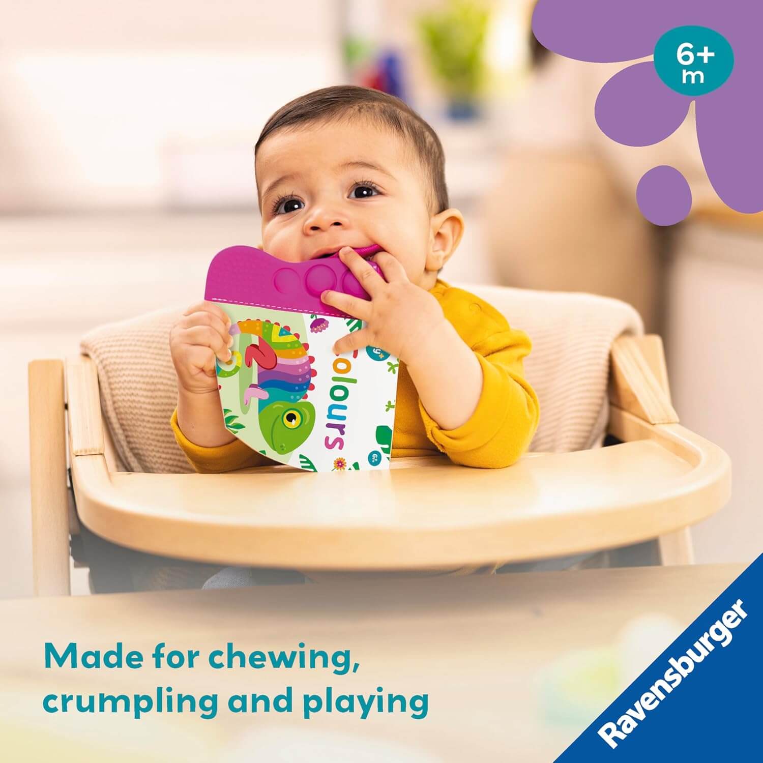 Ravensburger Play+ Flip & Pop My First Teething Book