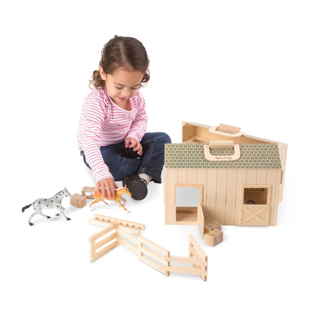 Fold & Go Stable Melissa and Doug
