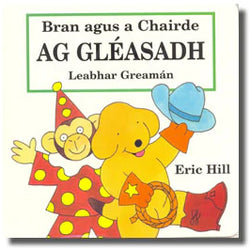 Bran agus a Chairde Ag Gleasadh Leabhar Greaman