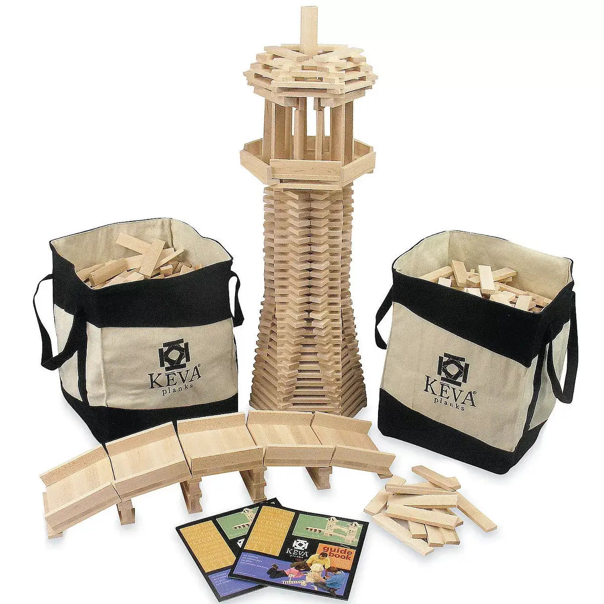 School Must Have Maple 800 Plank Wooden Building Blocks Set