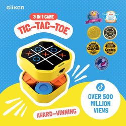 GiiKER Infinite Tic-Tac-Toe Bolt (3 Games in 1)