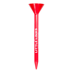 Big Cup Golf Tees - 25 Pack - Red & White