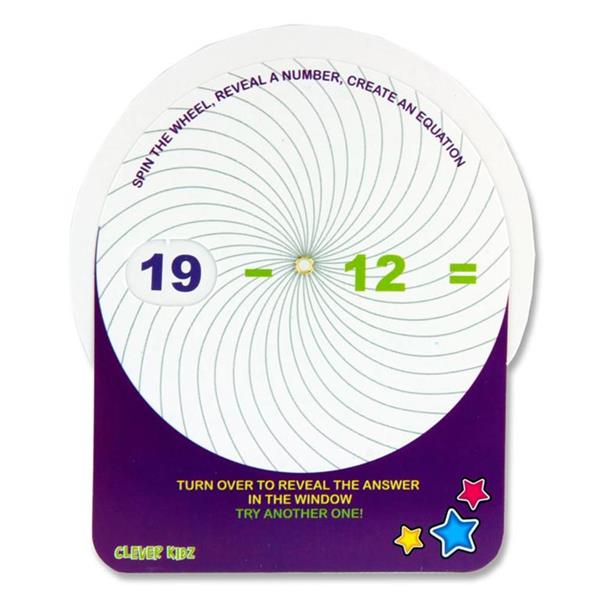 Clever Kidz  Pkt12 Maths Wheel  Addition & Subtraction