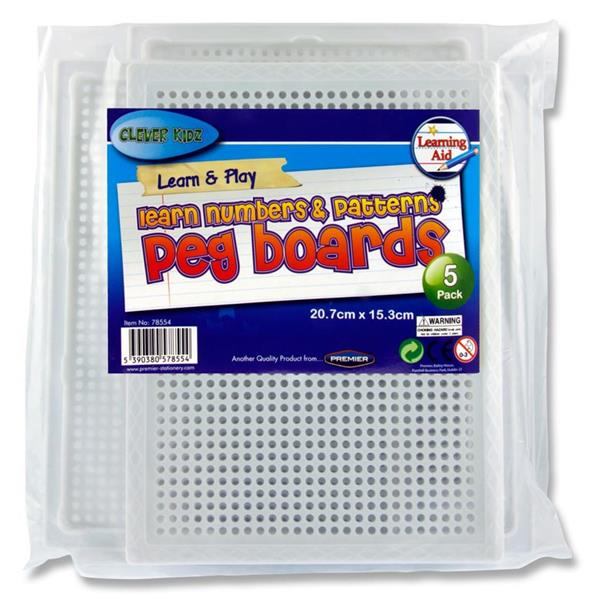 Decorate The Peg Boards 207x153mm - Pack of 5