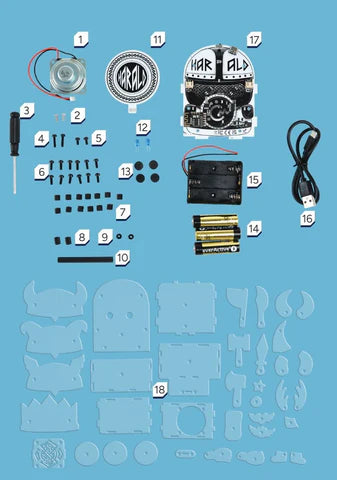 CircuitMess STEM Adventure Harald DIY Bluetooth Speaker