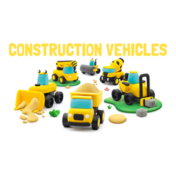 Hey Clay Construction Vehicles