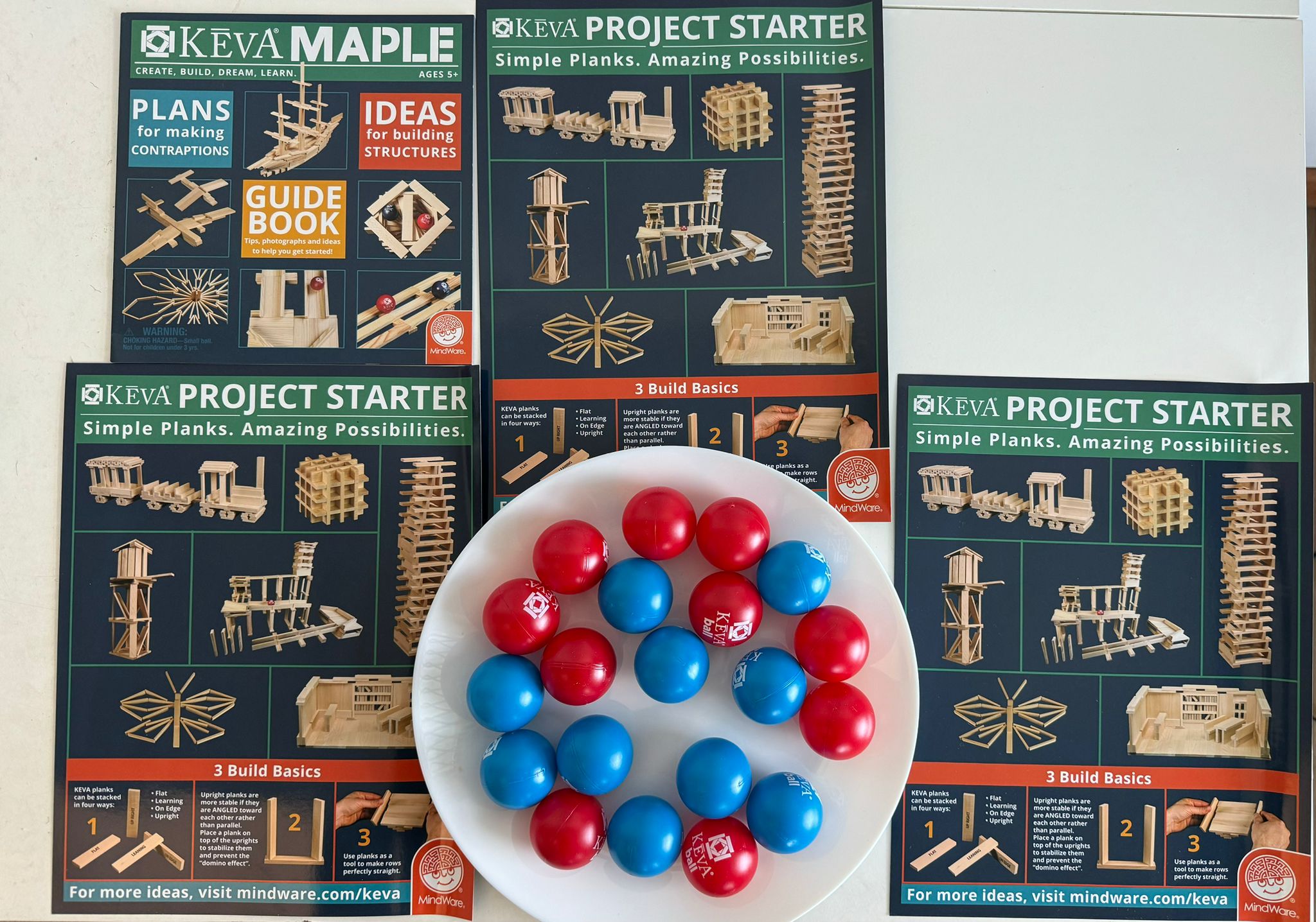 STEM KEVA Maple 1,000 Plank Classroom Set with Wooden  Storage Bin Primary School Engineering STEM SET