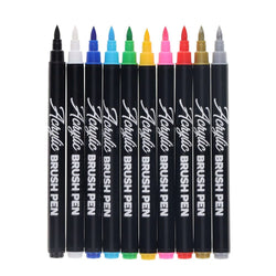 Icon Acrylic Brush Pens Pack of 10