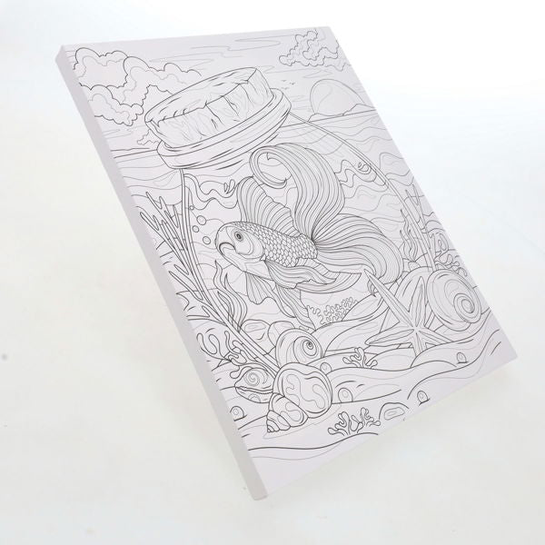 Icon Colour My Canvas Goldfish