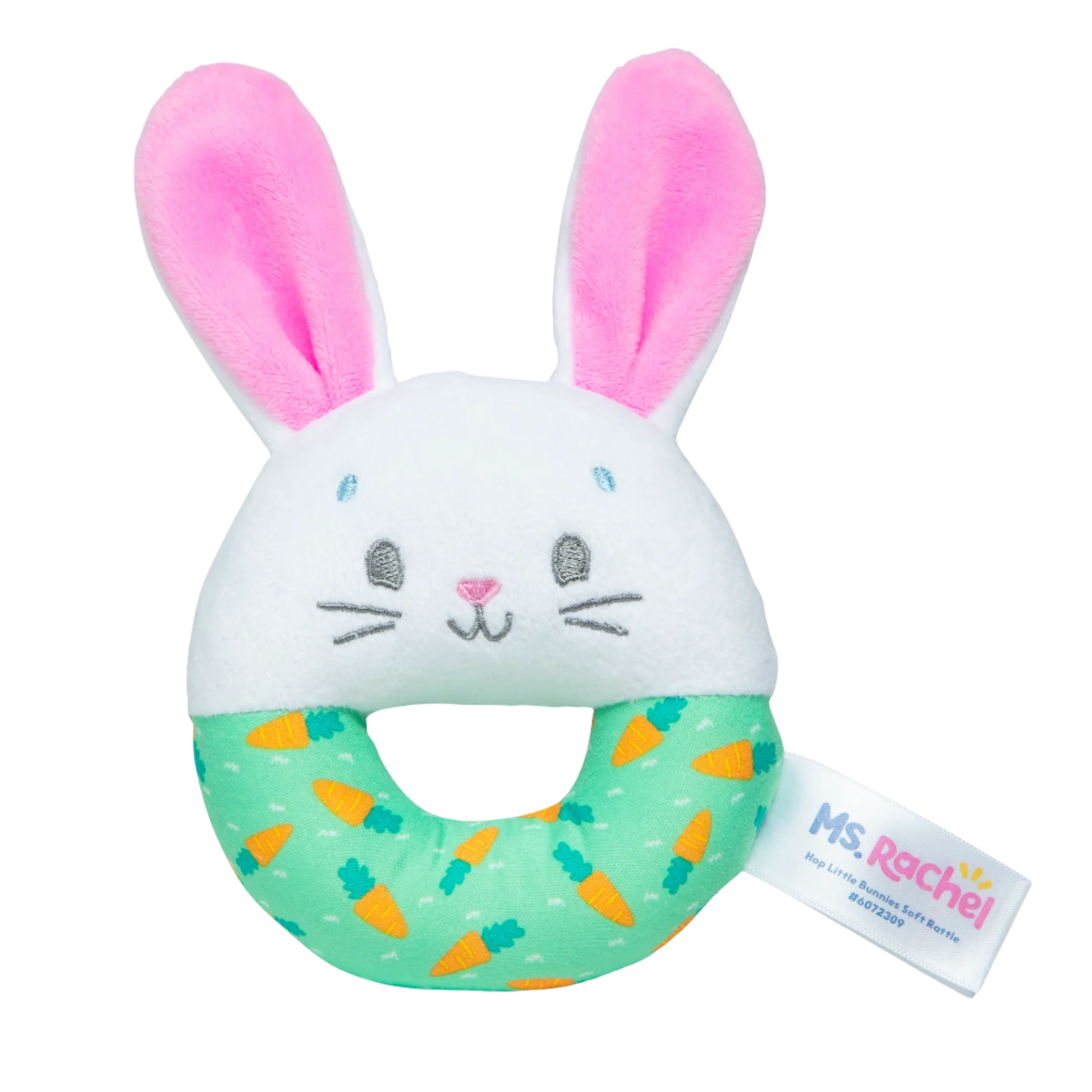 Ms. Rachel Hop Little Bunnies Soft Rattle