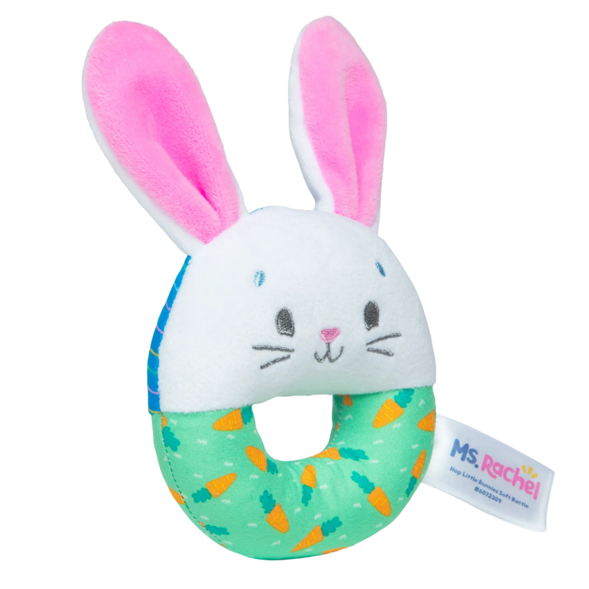 Ms. Rachel Hop Little Bunnies Soft Rattle