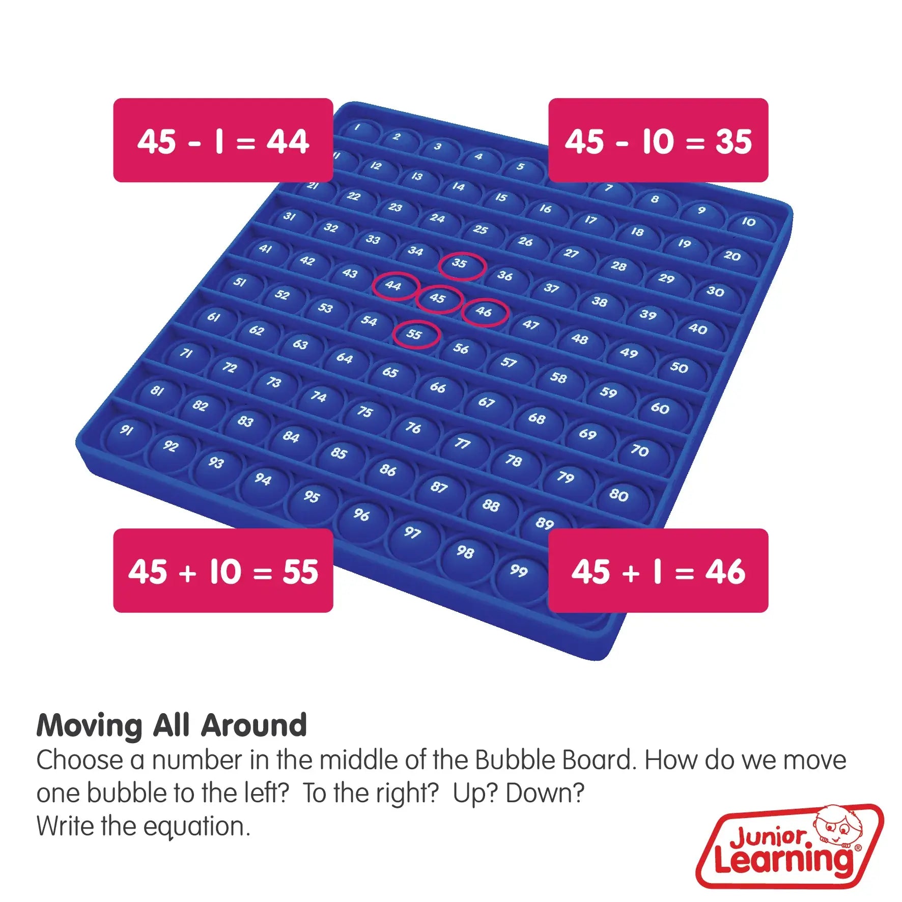 Junior Learning 100s Bubble Board