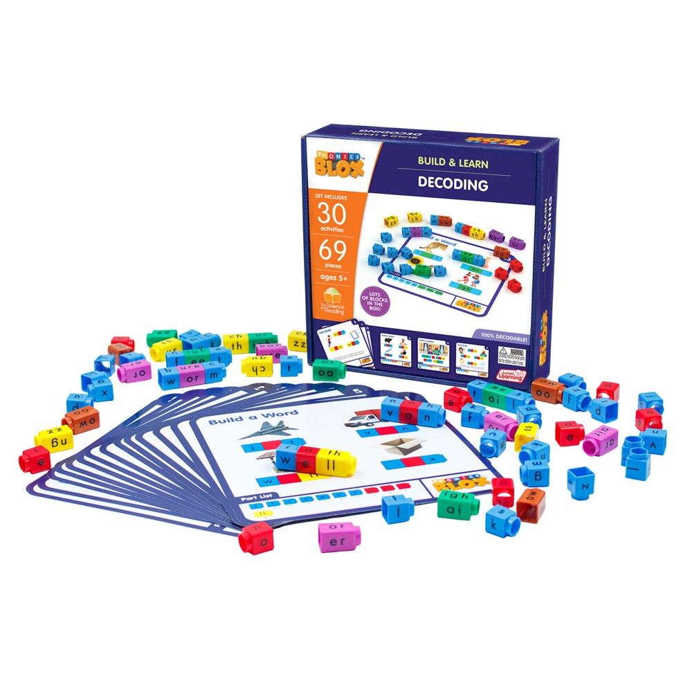 Junior Learning Rainbow Phonics Blox Decoding Phase 3