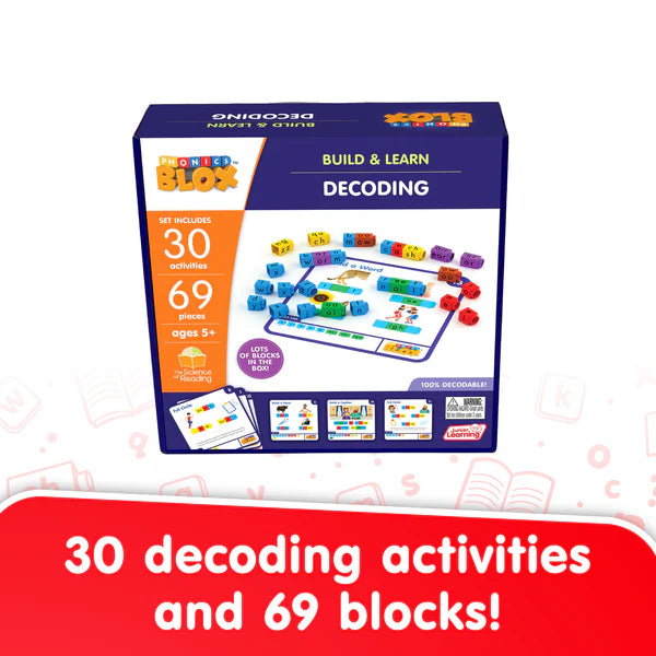 Junior Learning Rainbow Phonics Blox Decoding Phase 3
