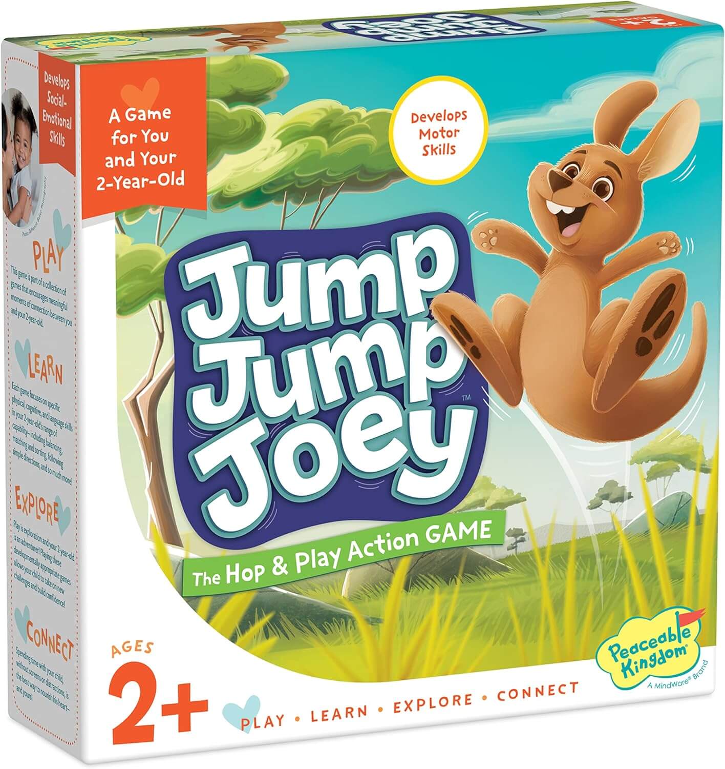 Peaceable Kingdom Jump Jump Joey First Game for Toddlers Interactive Play with Parent Ages 2+