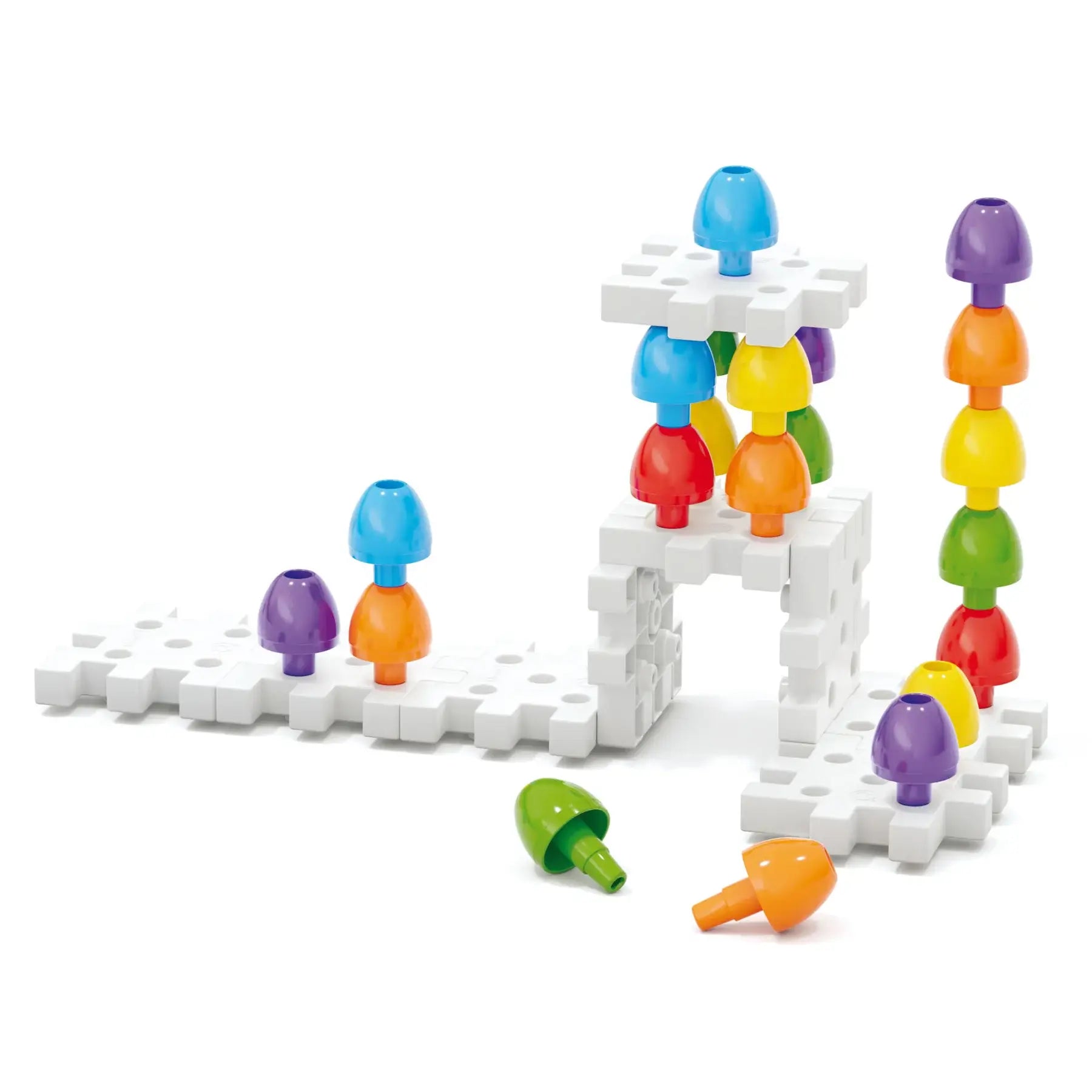 Quercetti Jumbo Peggy – Jumbo Pegs & Construction Play Set