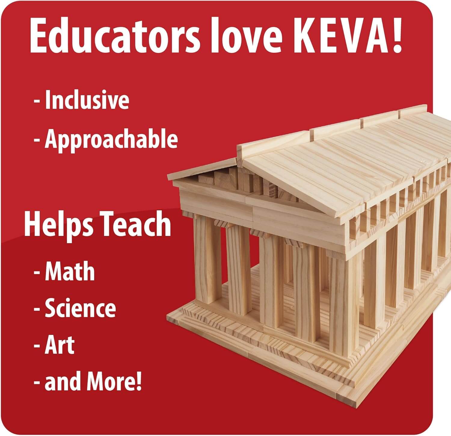 KEVA Structures 600 Planks