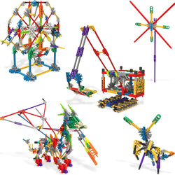 K'NEX 408Pc  80 Model Deluxe with Bag