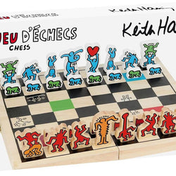 Keith Haring Chess In A Wooden Box