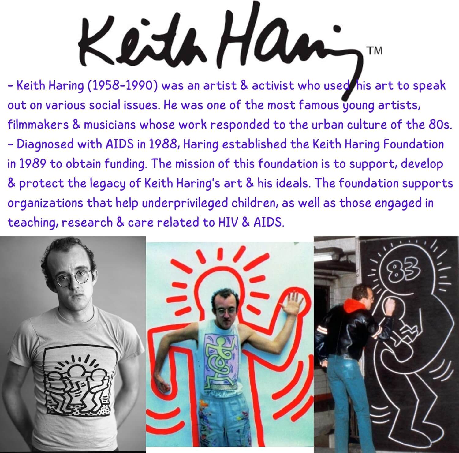 Keith Haring Stacking Figures