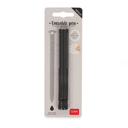 Legami Set of 3 Refills for Erasable Pens - Black Ink