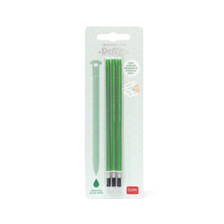 Legami Set of 3 Refills for Erasable Pens - Green Ink
