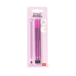 Legami Set of 3 Refills for Erasable Pens - Purple Ink