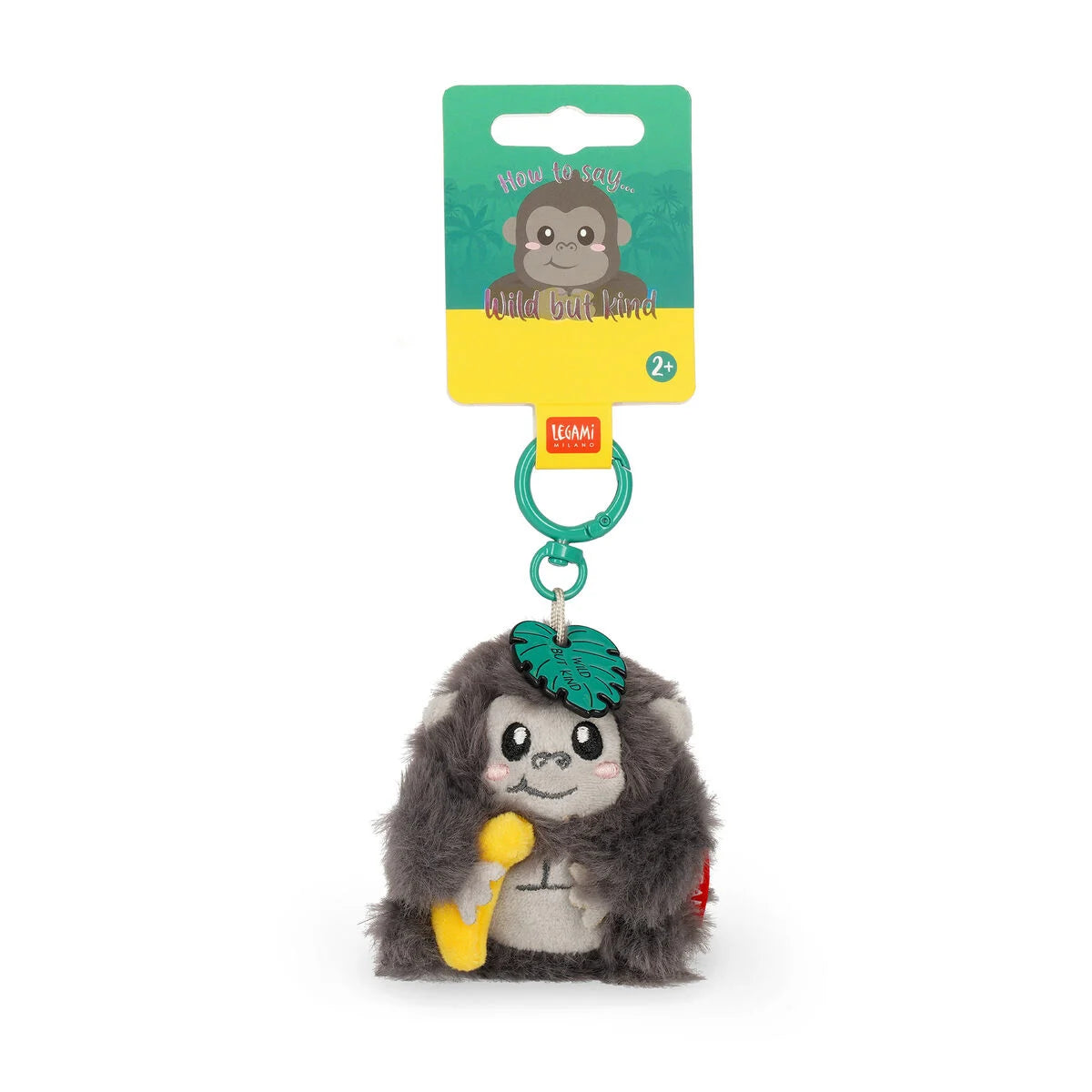 Legami Super Soft! Wild But Kind Plush Clip