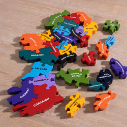Alphabet Jigsaws Map of Ireland (As Gaeilge)