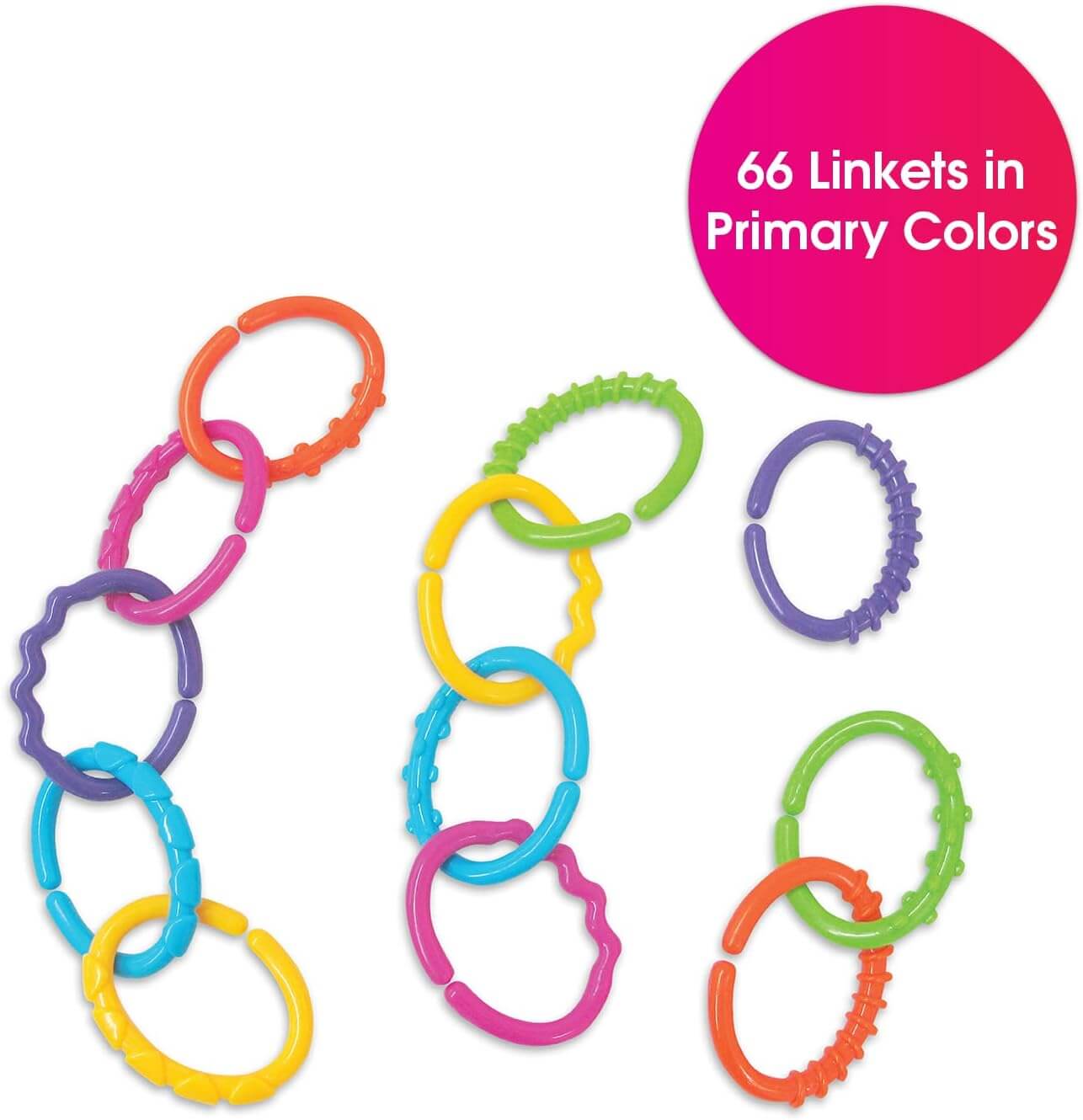 Edushape Linkets Sensory Toy - 66 pieces