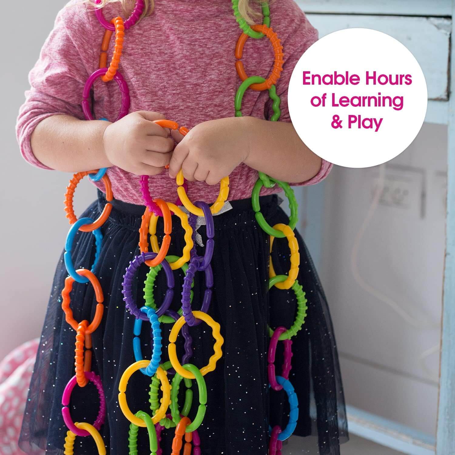 Edushape Linkets Sensory Toy - 66 pieces