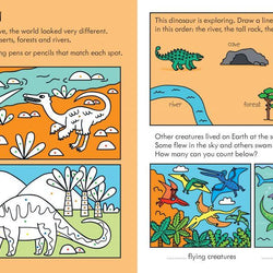 Little Children's Dinosaur Activity Book