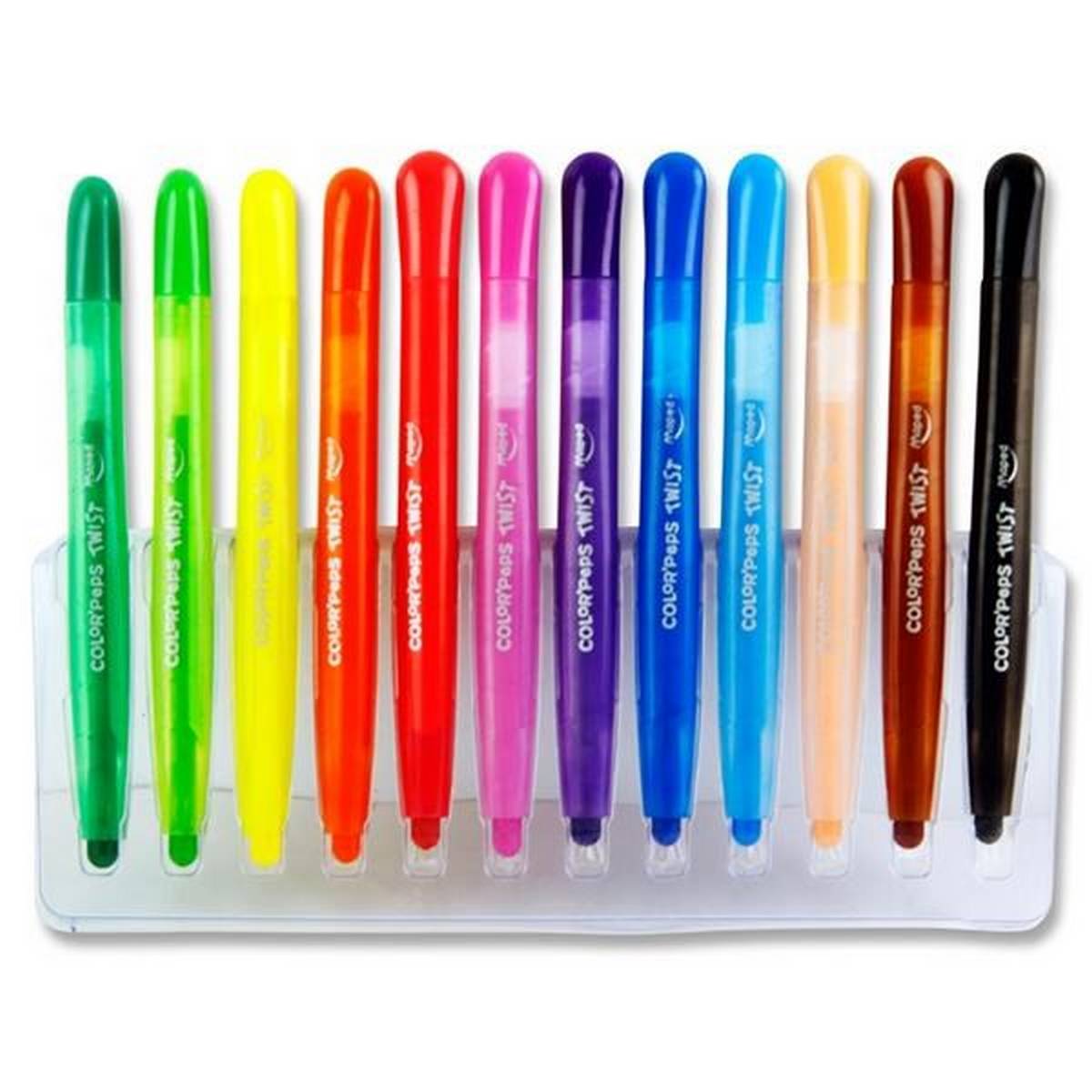 Maped Colour'peps Twist Pkt12 Twistable Crayons