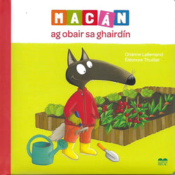 Macan ag obair sa ghairdin