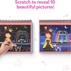 Magical Scratch Art Unicorn and Princesses