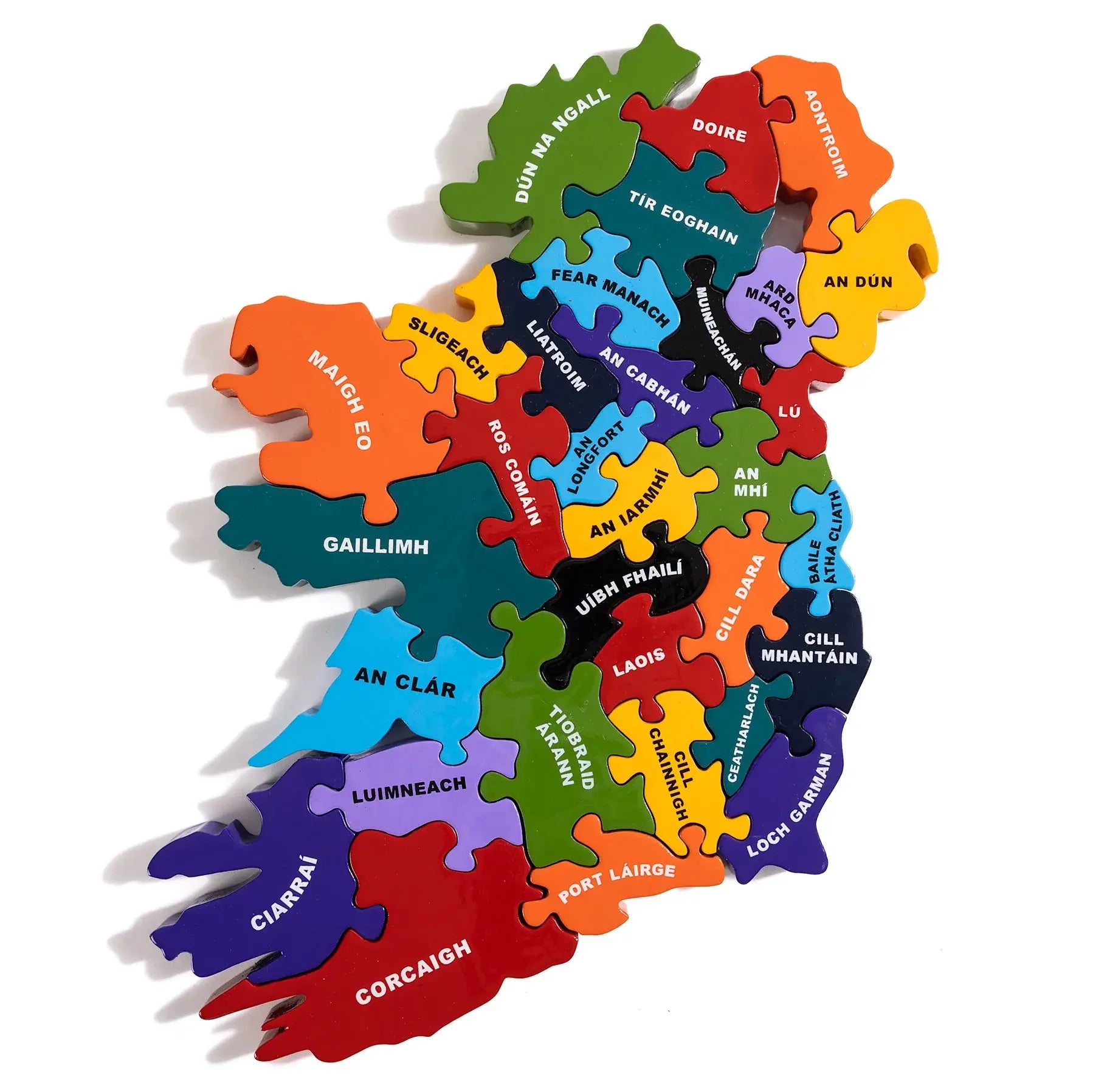 Alphabet Jigsaws Map of Ireland (As Gaeilge)