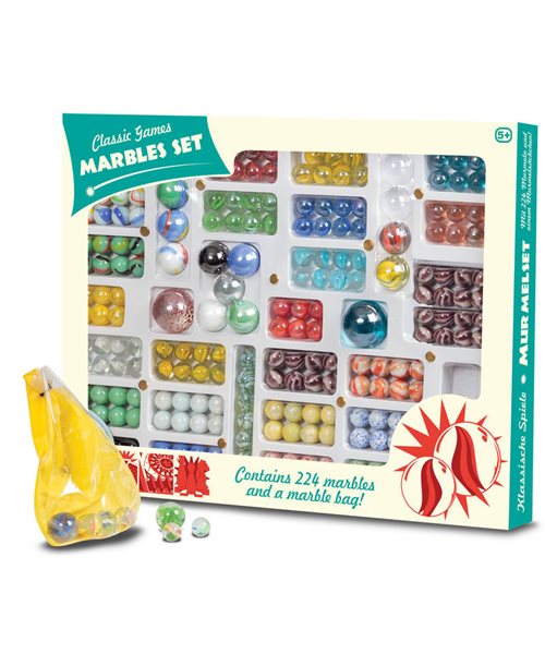 Classic Games Marble Set 224 Marbles