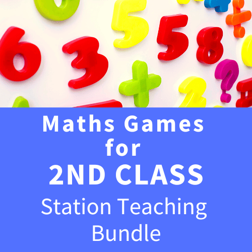 Maths Games for 2nd Class - Station Teaching Bundle