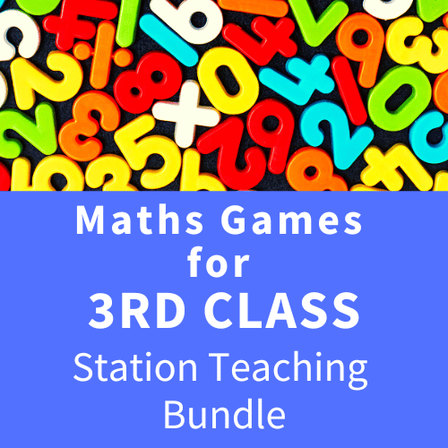 Maths Games for 3rd Class -  Station Teaching Bundle