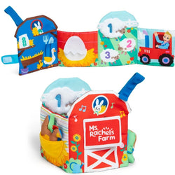 Ms. Rachel Official Sensory Learning Farm, Foldable Soft Baby Book