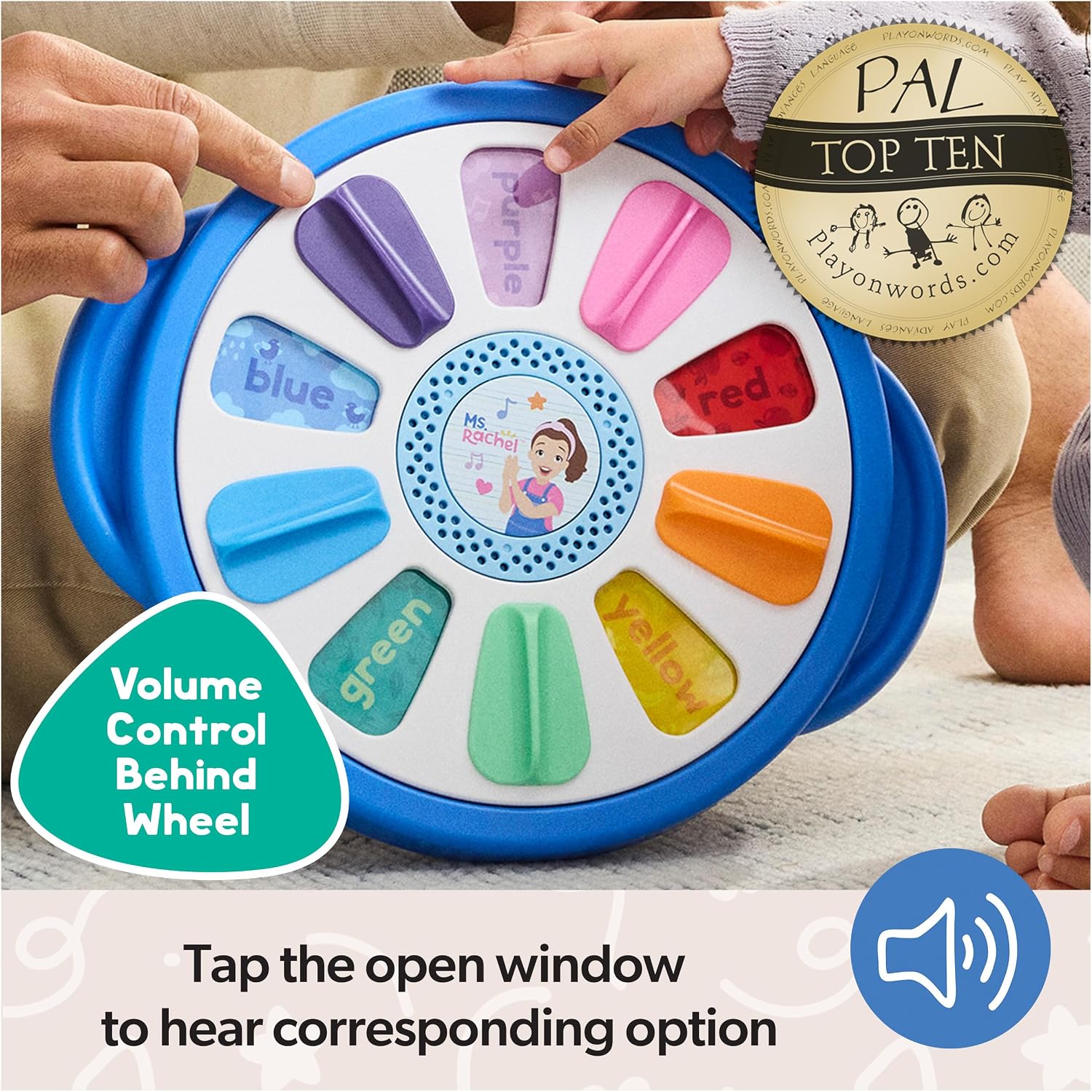 Ms. Rachel Spin and Sing Learning Wheel