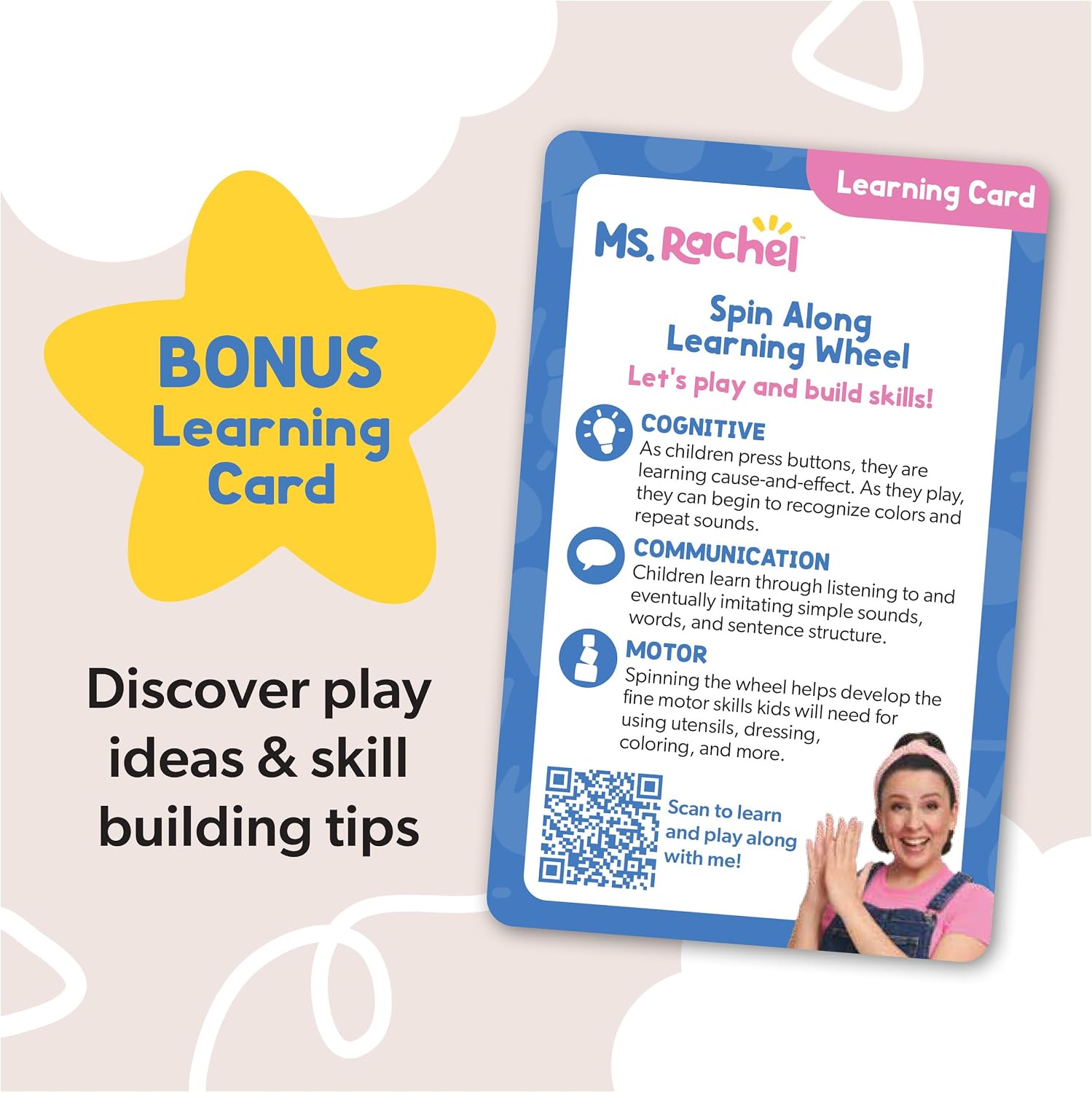 Ms. Rachel Spin and Sing Learning Wheel