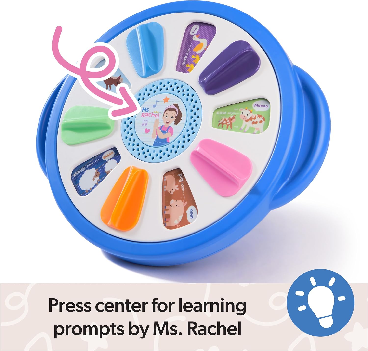 Ms. Rachel Spin and Sing Learning Wheel