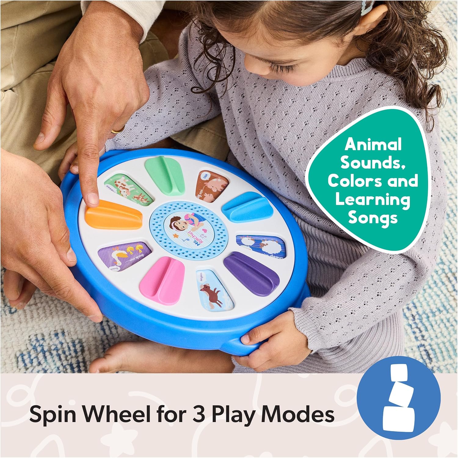 Ms. Rachel Spin and Sing Learning Wheel