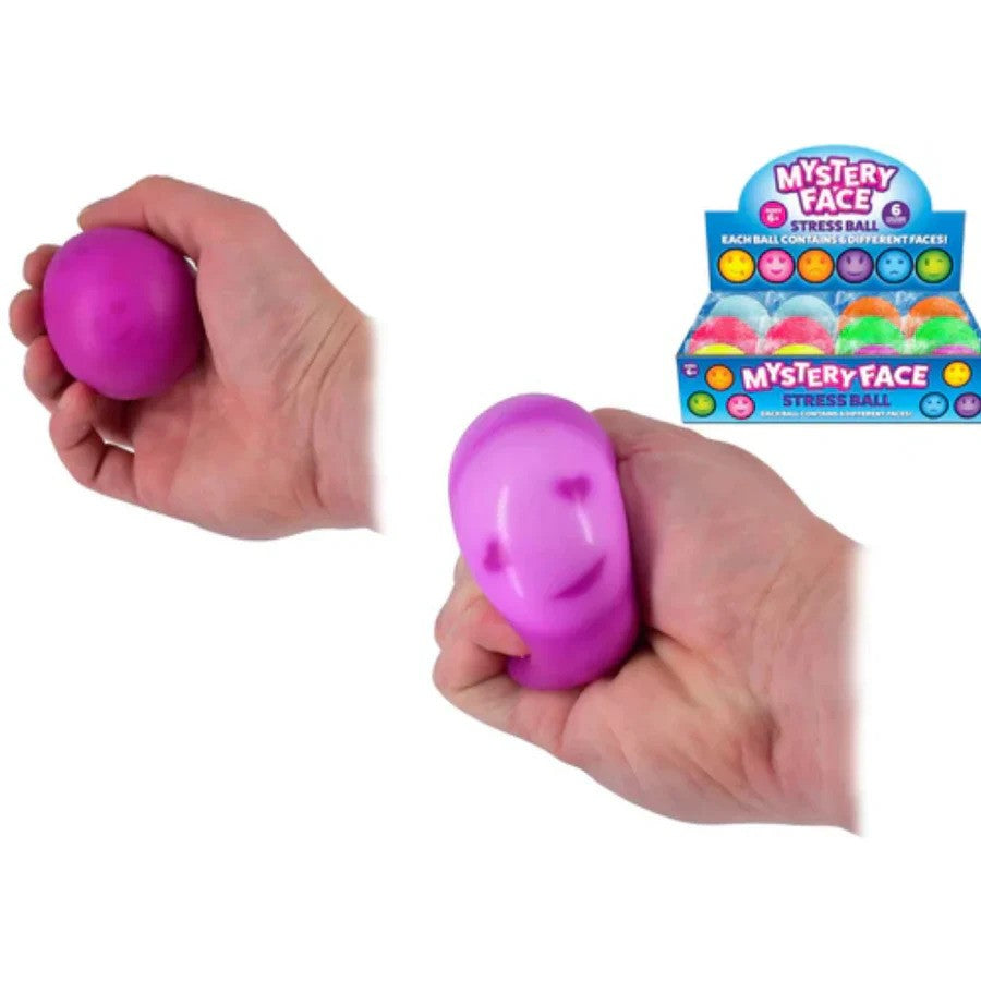 Mystery Face Stress Ball 6 Colours to Collect!