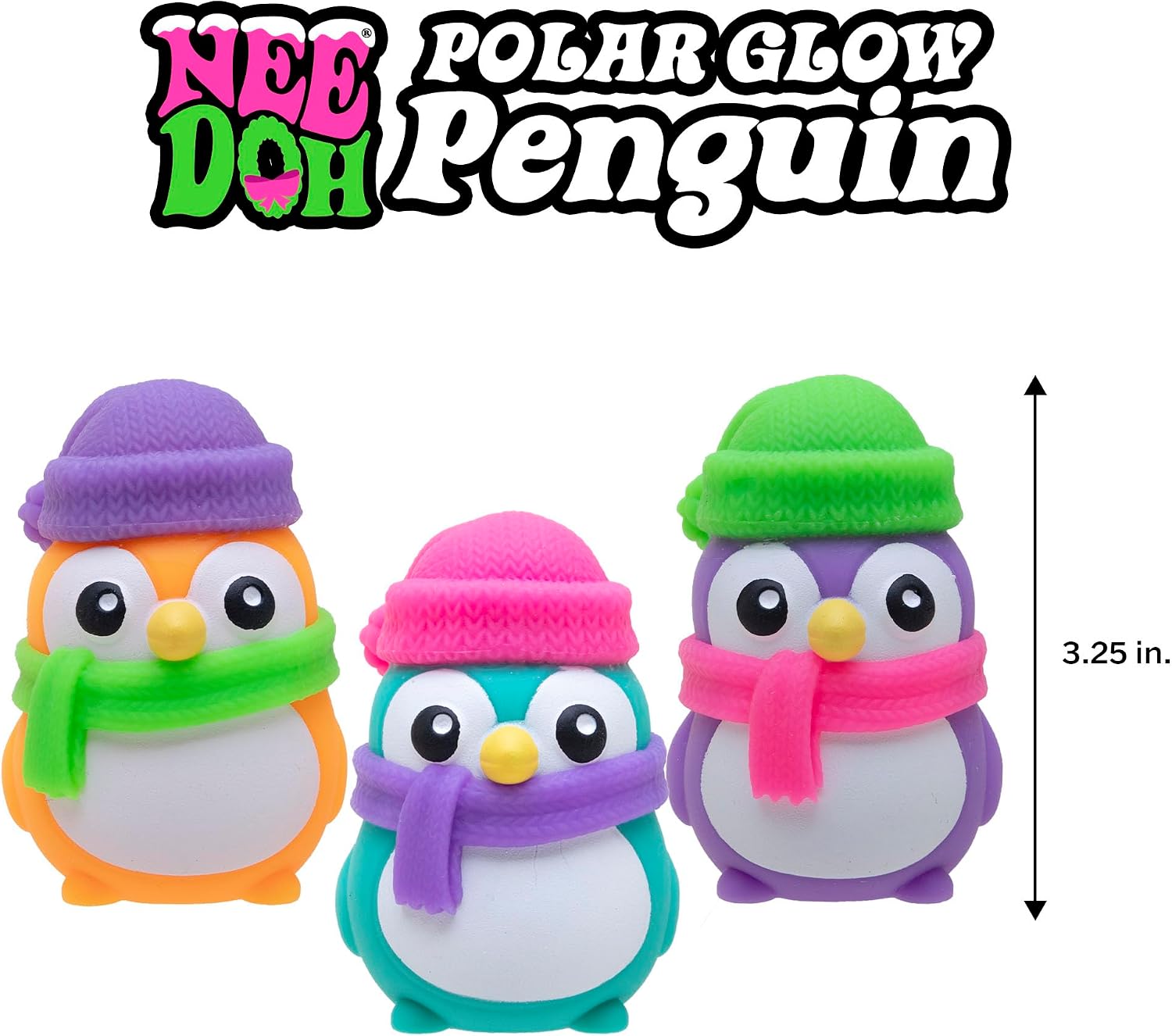 NeeDoh Polar Glow Penguin