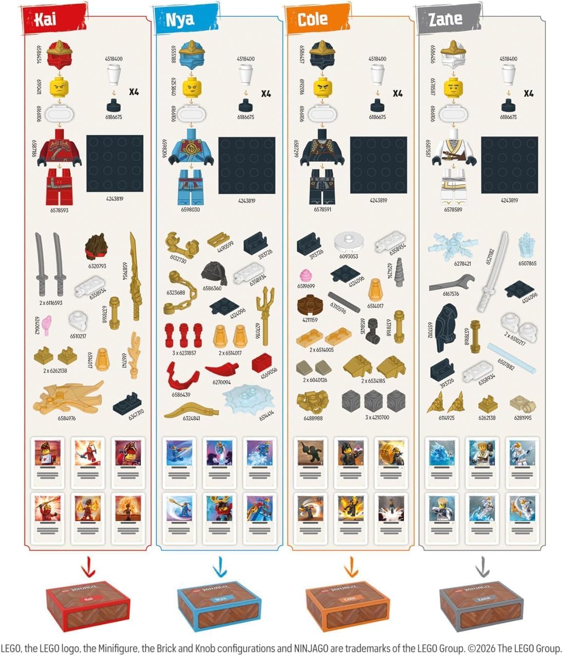 Lego Ninjago Destiny's Bounty Adventures  Cooperative Boardgame