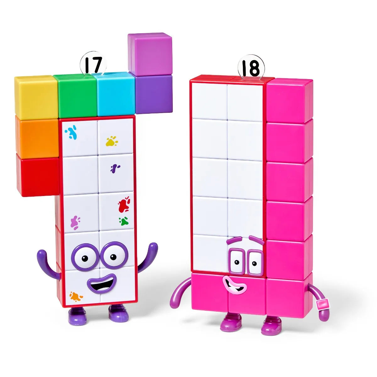 Numberblocks Friends Seventeen and Eighteen
